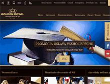 Tablet Screenshot of goldenroyal.sk